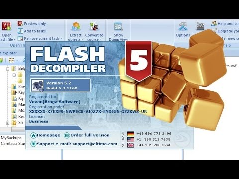 Flash Decompiler Trillix 5.3 含破解补丁/注册机-SWF反编译